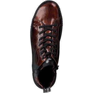 Remonte women lace-up boot brown