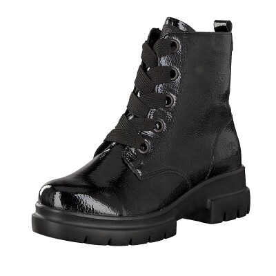 Remonte women lace-up boot black