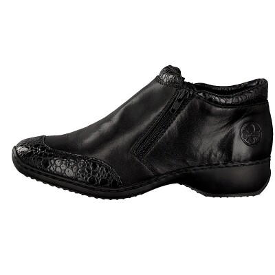 Rieker women lace-up boot black Z1420-01