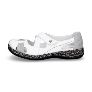 Rieker women slip-on shoe white