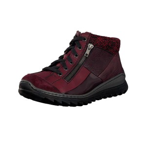 Rieker women lace-up boot red
