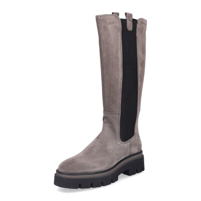 Tamaris women leather boot grey