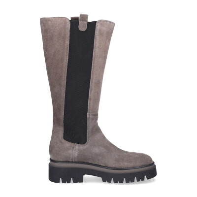 Tamaris women leather boot grey