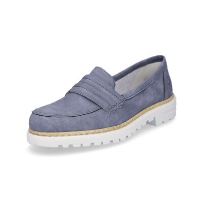 Rieker women slip-on shoe blue