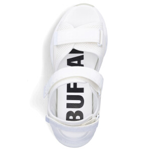 Buffalo women platform sandal Binary cream white