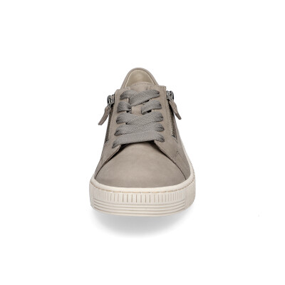 Gabor women leather sneaker taupe