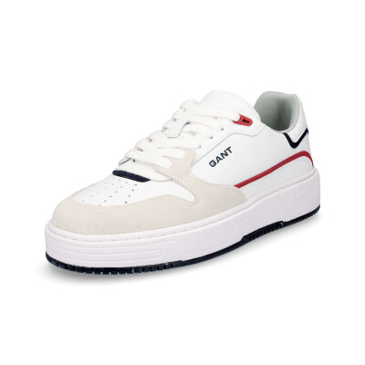 Gant men leather sneaker Kanmen white 26631935-G29