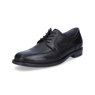 Waldläufer men business leather lace-up shoe black