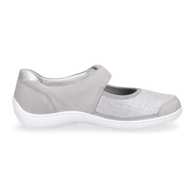 Waldl&auml;ufer women velcro slip-on shoe grey