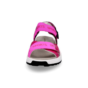 Waldläufer Damen Sandale pink leo Lack