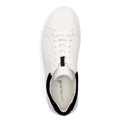 Waldl&auml;ufer men leather sneaker white