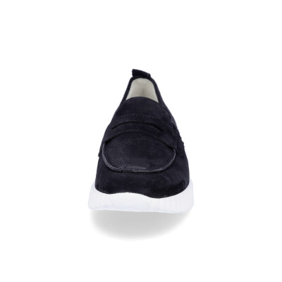 Waldl&auml;ufer women leather slip-on shoe black