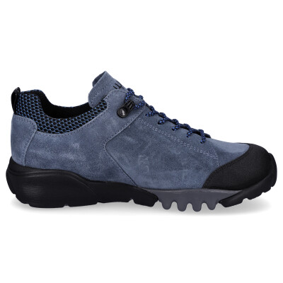 Waldl&auml;ufer women leather lace-up shoe blue