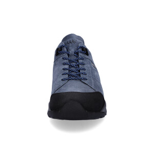 Waldläufer women leather lace-up shoe blue