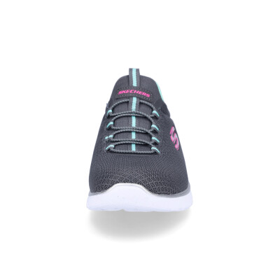 Skechers Damen Slip-on Sneaker Summits grau mint