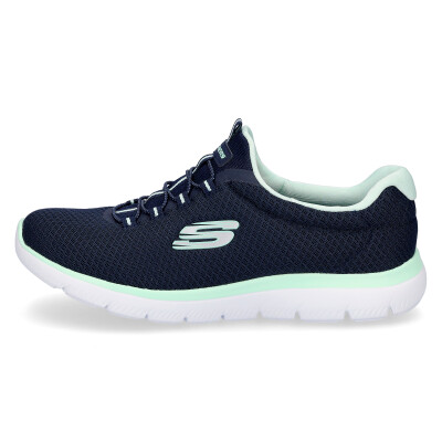 Skechers Damen Slip-on Sneaker Summits marine blau