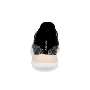 Skechers Damen Slip-on Sneaker schwarz coral