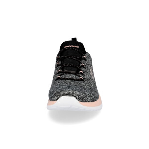 Skechers women slip-on sneaker black coral