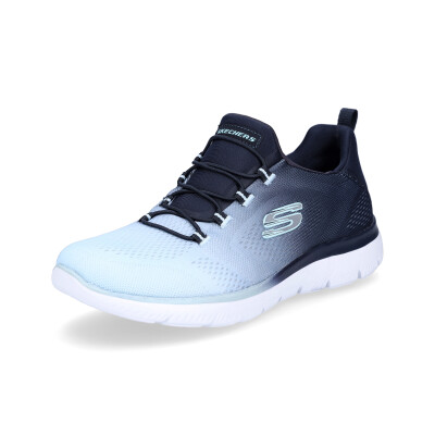 Skechers Damen Slip-on Sneaker Summits Bright Charmer blau
