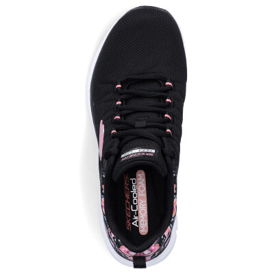Skechers Damen Sneaker Flex Appeal 4.0 Let It Blossom schwarz multi