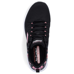 Skechers Damen Sneaker Flex Appeal 4.0 Let It Blossom schwarz multi