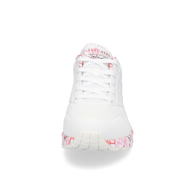 Skechers JGoldcrown Damen Sneaker UNO Loving Love wei&szlig; pink