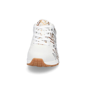 Skechers JGoldcrown women sneaker UNO Metallic Love white