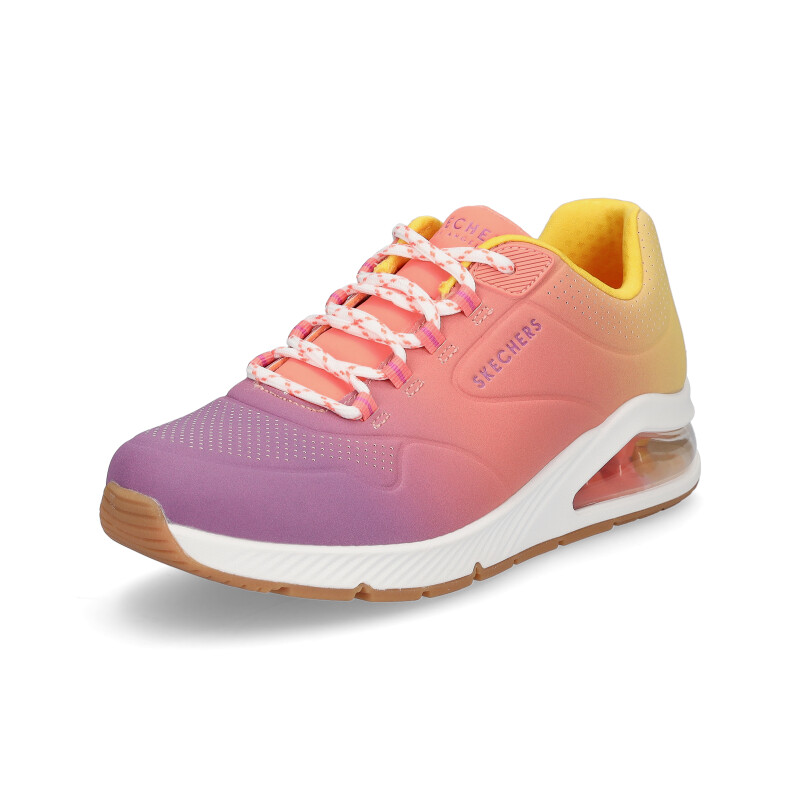 Skechers Damen Sneaker UNO 2 Color Waves pink multi