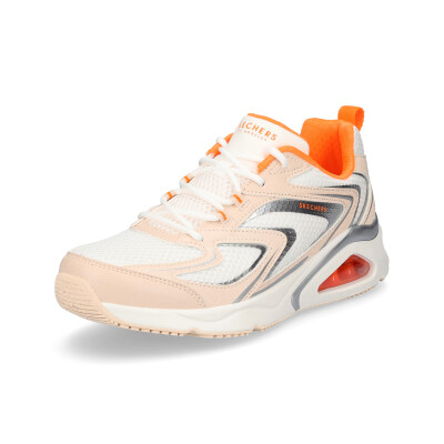 Skechers women sneaker Tres-Air white beige orange