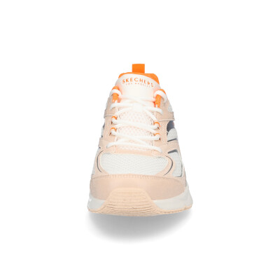 Skechers Damen Sneaker Tres-Air wei&szlig; beige orange