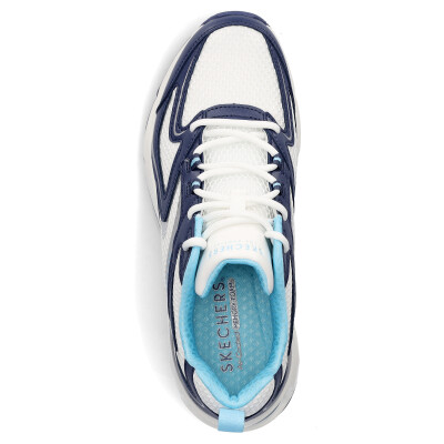 Skechers women sneaker Tres-Air blue white