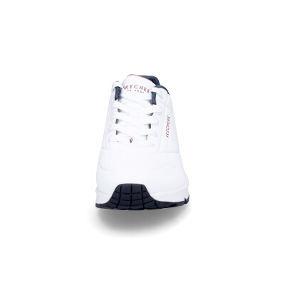 Skechers Damen Sneaker UNO Stand on Air wei&szlig; navy rot