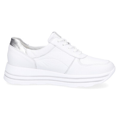 Waldl&auml;ufer women leather sneaker white