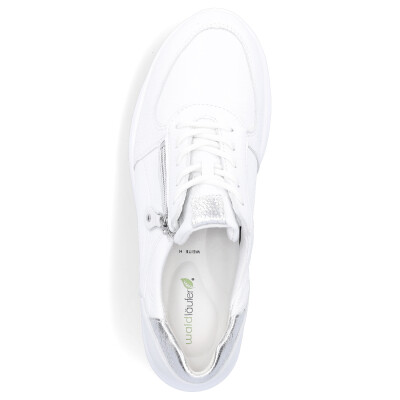 Waldl&auml;ufer women leather sneaker white