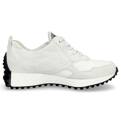 Waldl&auml;ufer women sneaker grey white glitter