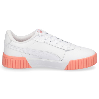 Puma Damen Sneaker Carina 2.0 wei&szlig; coral