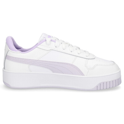 Puma women platform sneaker Carina Street white lavender