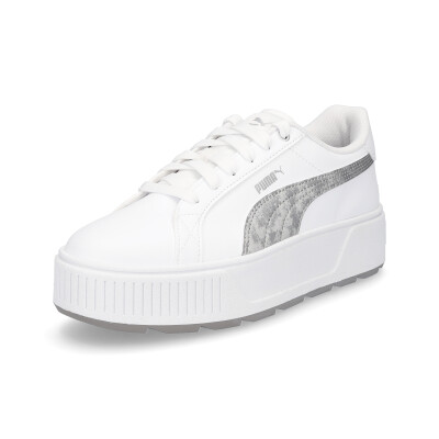 Puma Damen Plateau Sneaker Karmen weiß silber