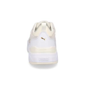Puma Damen Sneaker Cassia Laser Cut weiß gelb