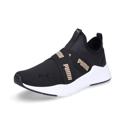 Puma Damen Sneaker Wired Run Slip-on schwarz