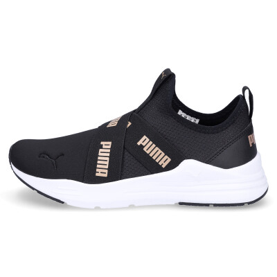 Puma Damen Sneaker Wired Run Slip-on schwarz
