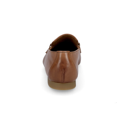 Paul Green women leather slip-on shoe cognac brown
