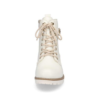 Rieker women lace-up boot white