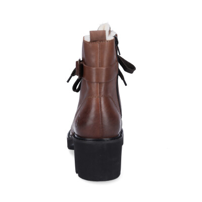 Remonte women lave-up boot brown