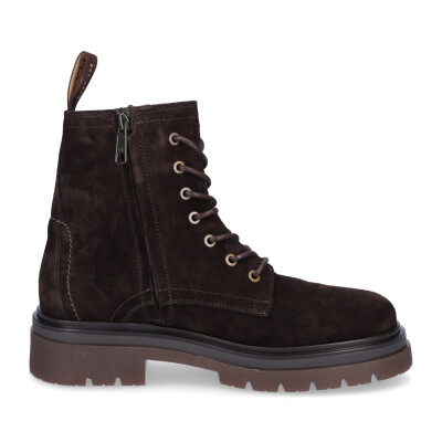 Gant men leather lace-up boot brown